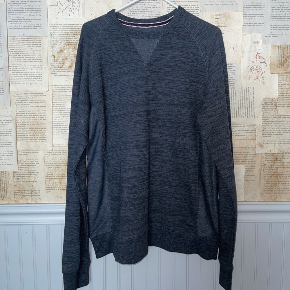 vintage grey blue sweatshirt